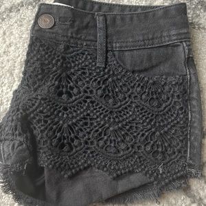 Crochet front 00 Hollister Shorts